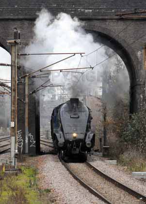 Purchase photo of 60007 SIR NIGEL GRESLEY at London - New Southgate